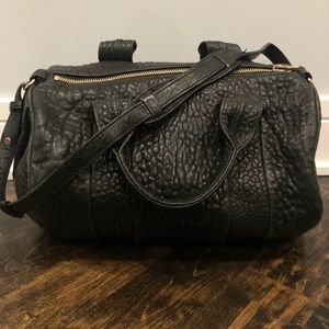 Alexander Wang Rocco Duffle Bag Rose Gold Hardware